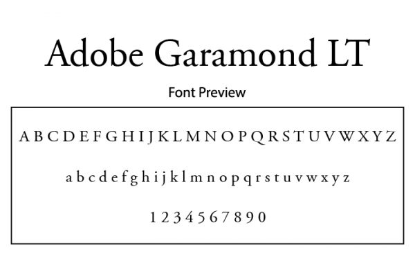 Adobe Garamond Font Family Free Download