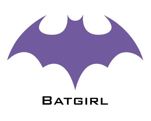 Batgirl Logo Icon Vector (PNG, SVG, and EPS)