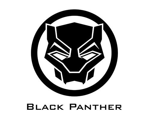Black Panther Logo Icon Vector (PNG, SVG, and EPS)