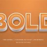 Bold Text Effect Vector Free Download