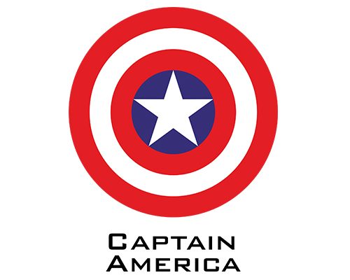 Captain America Logo Icon Vector (PNG, SVG, and EPS)