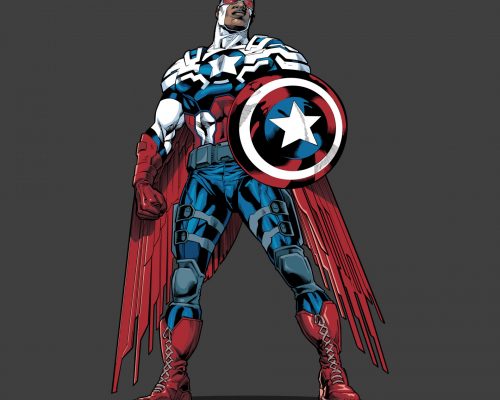 Captain America: Sam Wilson Vector Free Download