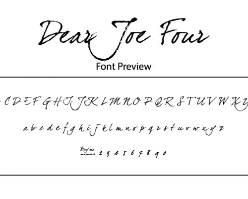 Dear Joe Four Font Free Download