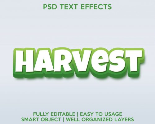 free psd text effect