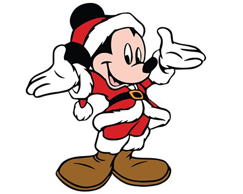 Mickey Mouse Christmas Vector
