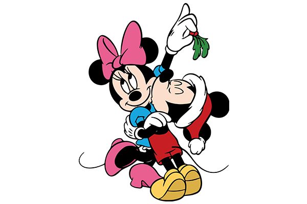 Mickey and Minnie Mouse vector Free Download
