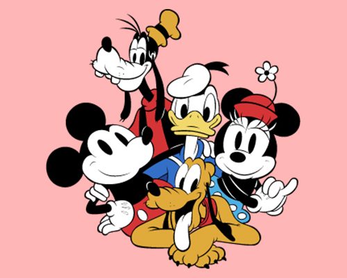 Mickey Mouse and Friends Vector 01 Free Download