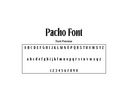 Pacho Font Free Download
