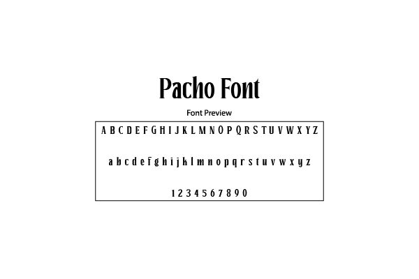 Pacho Font Free Download