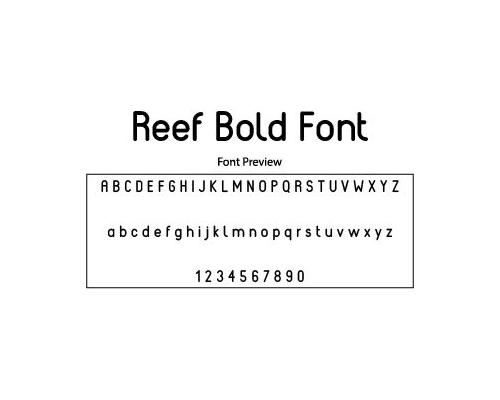 Reef Bold Font Free Download