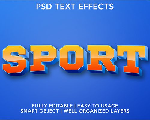 Sport Text Effect Free Download