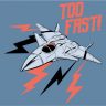 Too Fast Airjet Graphic for T Shirt Template Free Download