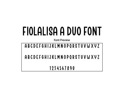 Fiolalisa a Duo Font Free Download