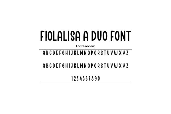 Fiolalisa a Duo Font Free Download