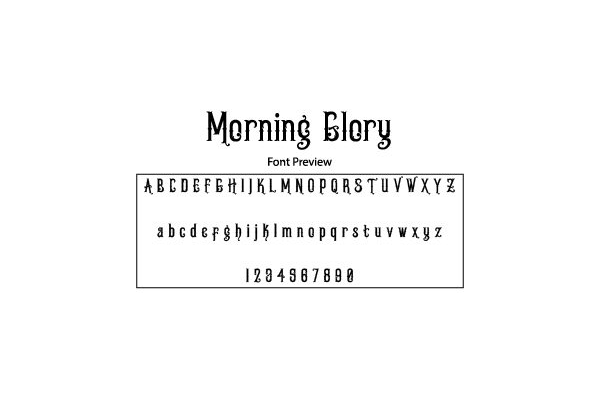 Morning Glory Font Free Download